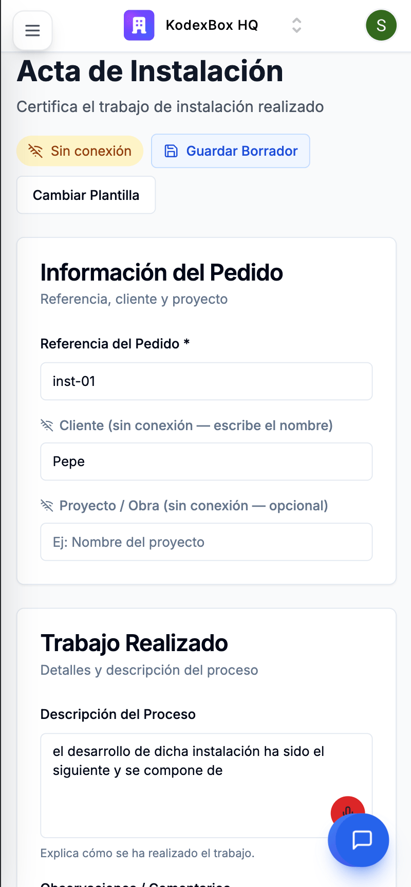 Sincronización offline